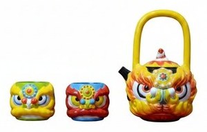 Lion Dance Tea Set